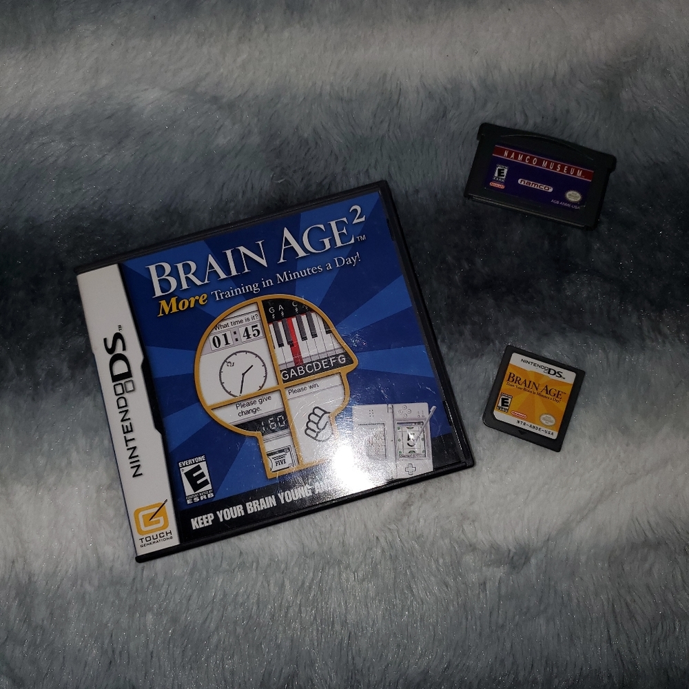 Brain Age Nintendo DS games & GBA SP Game